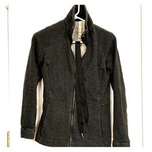 Lululemon gray zip up sweatshirt